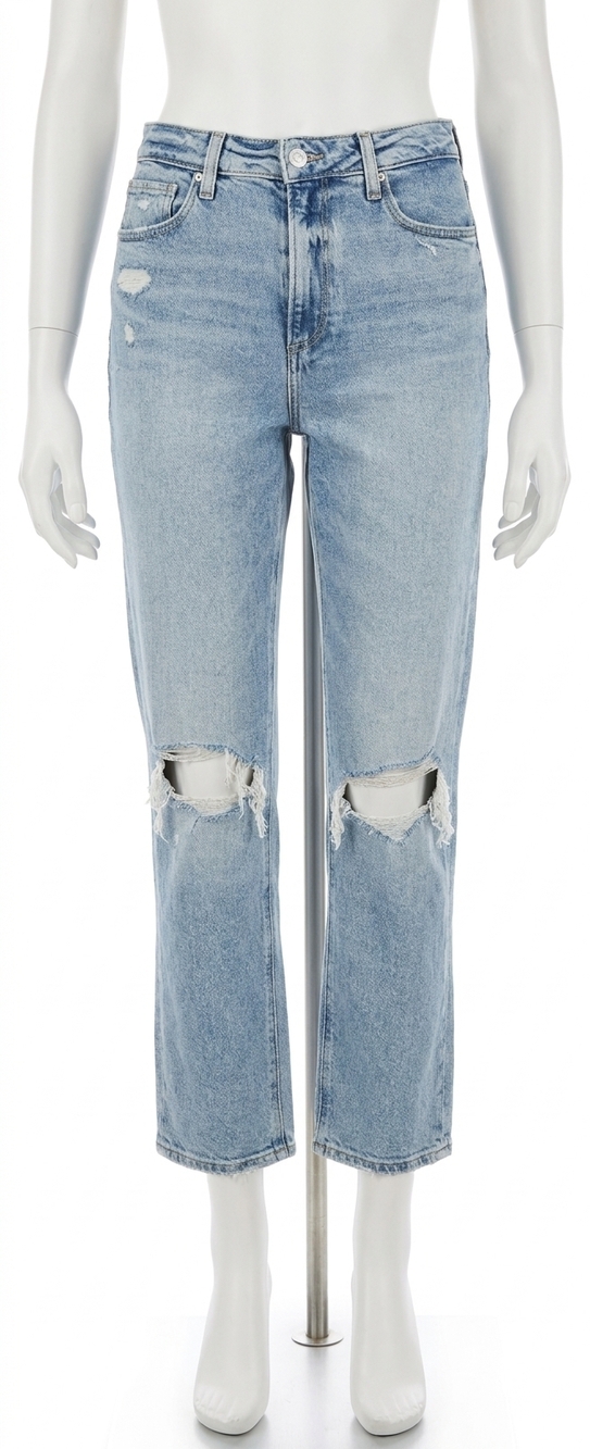NEW PAIGE noella high rise jeans in ravenna destructed
